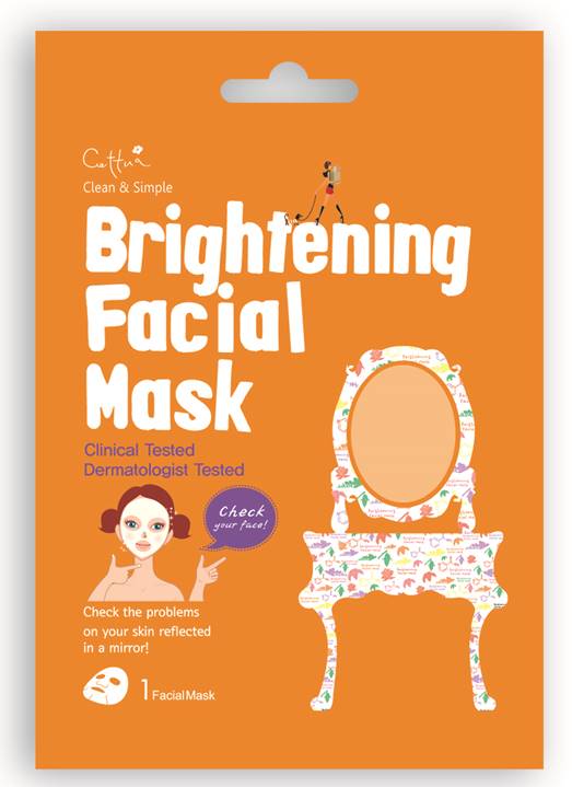 brightening facial mask