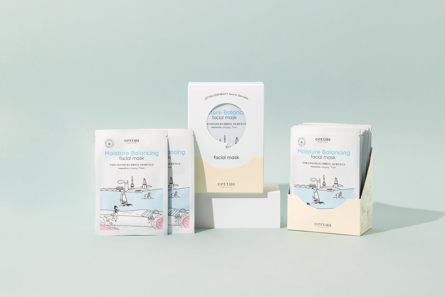 moisture balancing facial mask